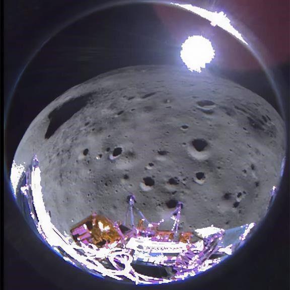 Sideways moon landing cuts mission short, private US lunar lander will stop working Tuesday